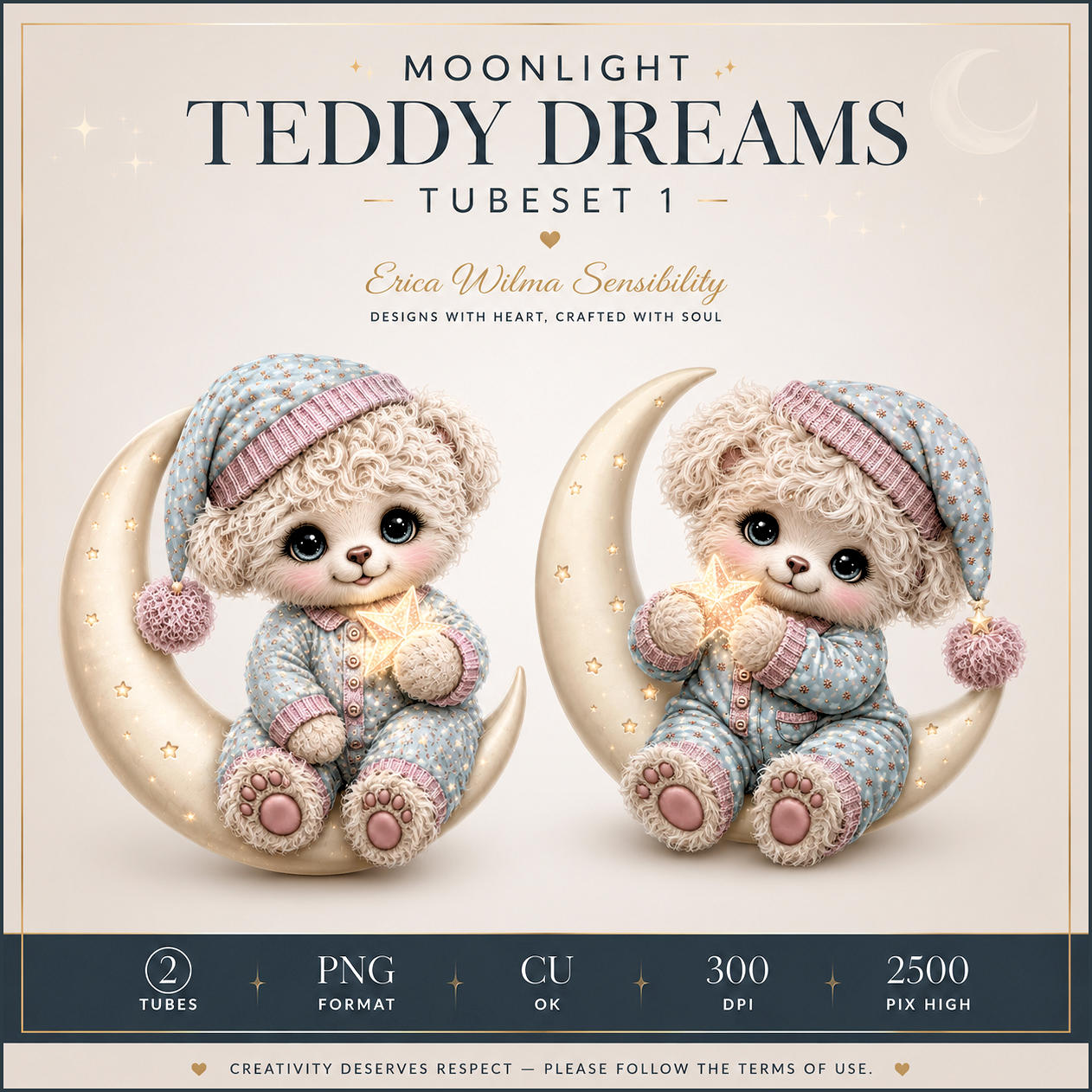 (image for) EW AI Tubeset 1 Moonlight Teddie Dreams 2026